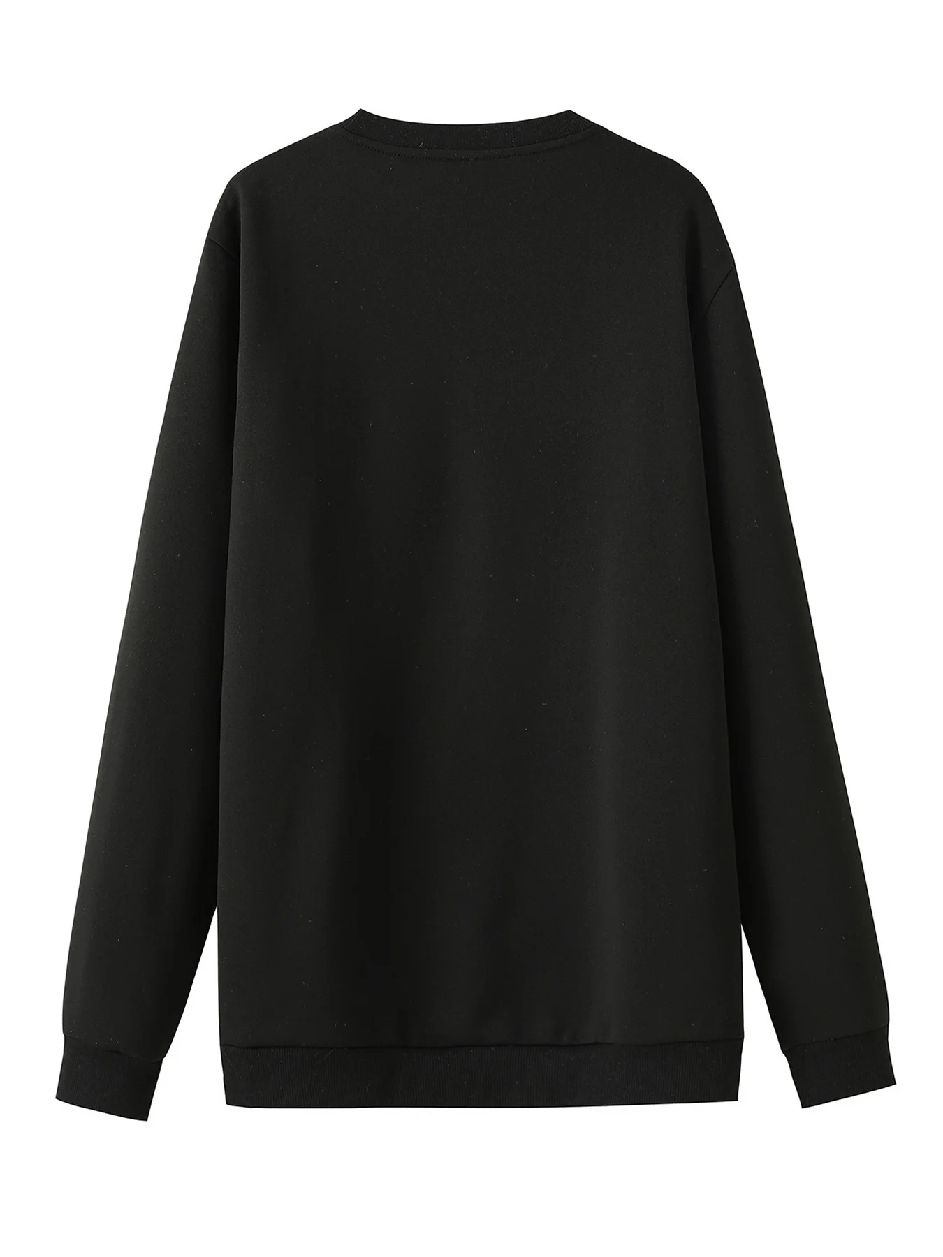 Men's Autumn and Winter Fashionable Casual Loose Mountain Graphic Print Long Sleeved Round Neck Sweatshirt