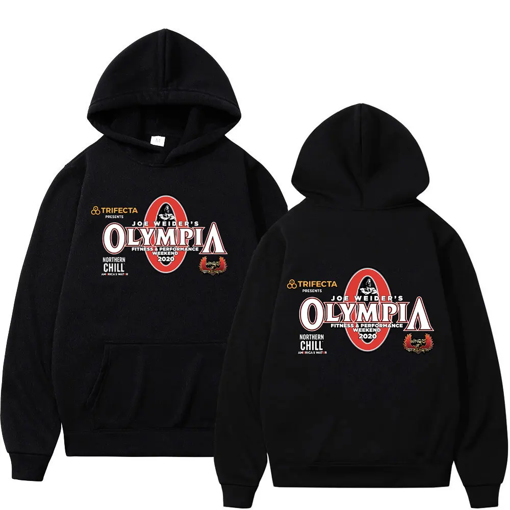 Olympia Gym Fitness Pump Cover Hoodie Men Women High Quality Fashion Hooded Sweatshirts Autumn Winter Casual Oversized Pullovers
