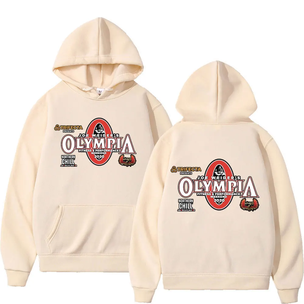 Olympia Gym Fitness Pump Cover Hoodie Men Women High Quality Fashion Hooded Sweatshirts Autumn Winter Casual Oversized Pullovers