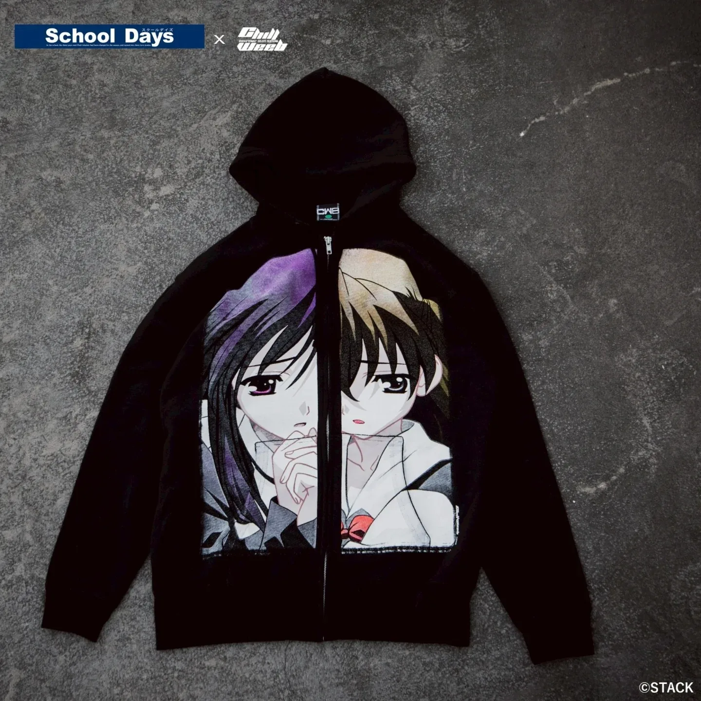 Y2k School Days Hoodies Pullover Streetwear Top Harajuku Oversized Sweatshirt Japanese Anime Zipper Hoodie Women Men Clothes
