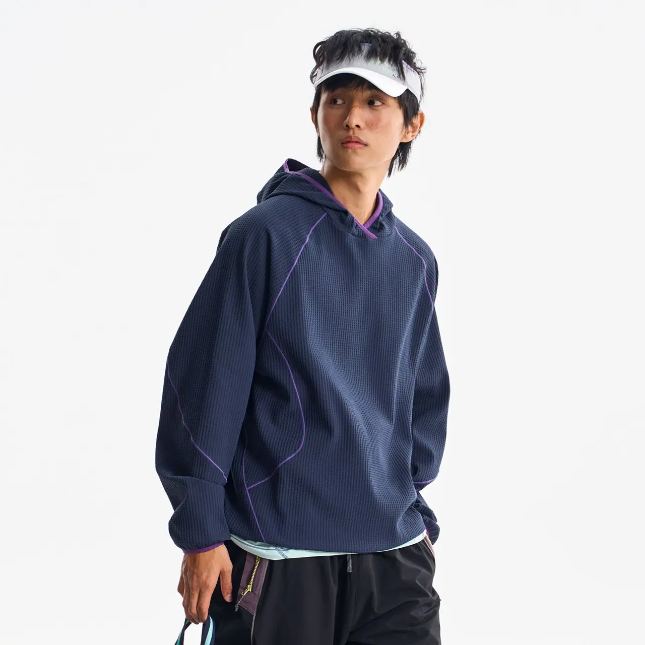 Men Women Outdoor Quick Dry Sport Long Sleeve Breathable Hooded Sweatshirt Unisex Fashion Loose Casual Pullover Hoodies T-shirt