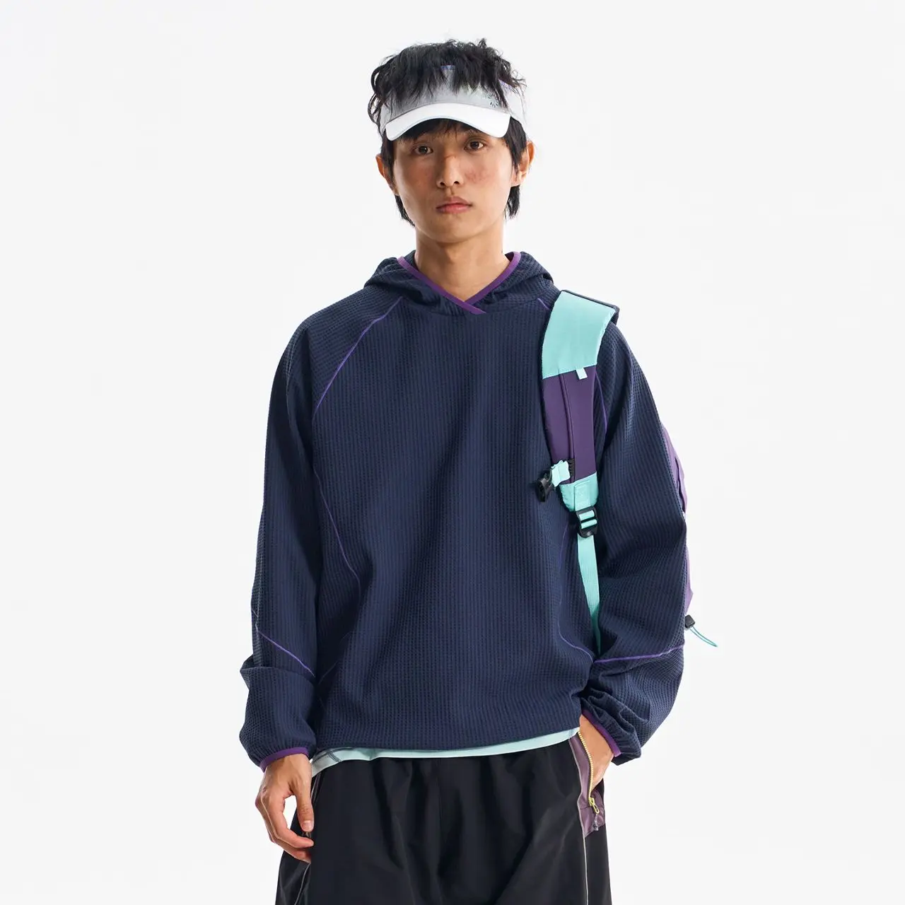 Men Women Outdoor Quick Dry Sport Long Sleeve Breathable Hooded Sweatshirt Unisex Fashion Loose Casual Pullover Hoodies T-shirt
