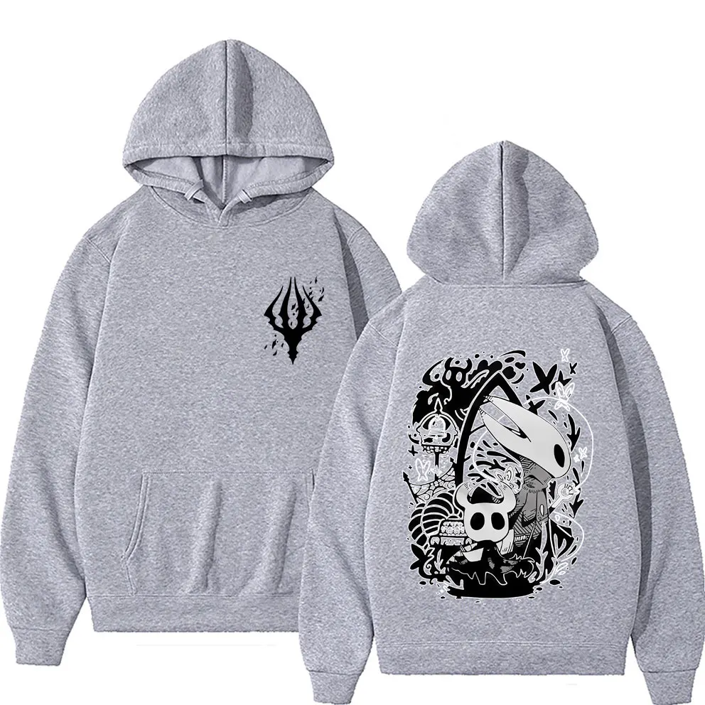 Game Hollow Knight Graphic Hoodie Men Women Clothing Cotton Casual Oversized Streetwear Male Vintage Fleece Hoodies Fans Gift