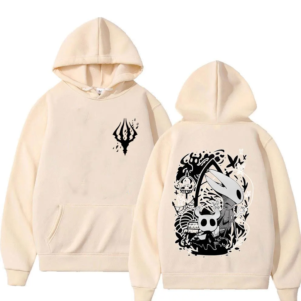 Game Hollow Knight Graphic Hoodie Men Women Clothing Cotton Casual Oversized Streetwear Male Vintage Fleece Hoodies Fans Gift