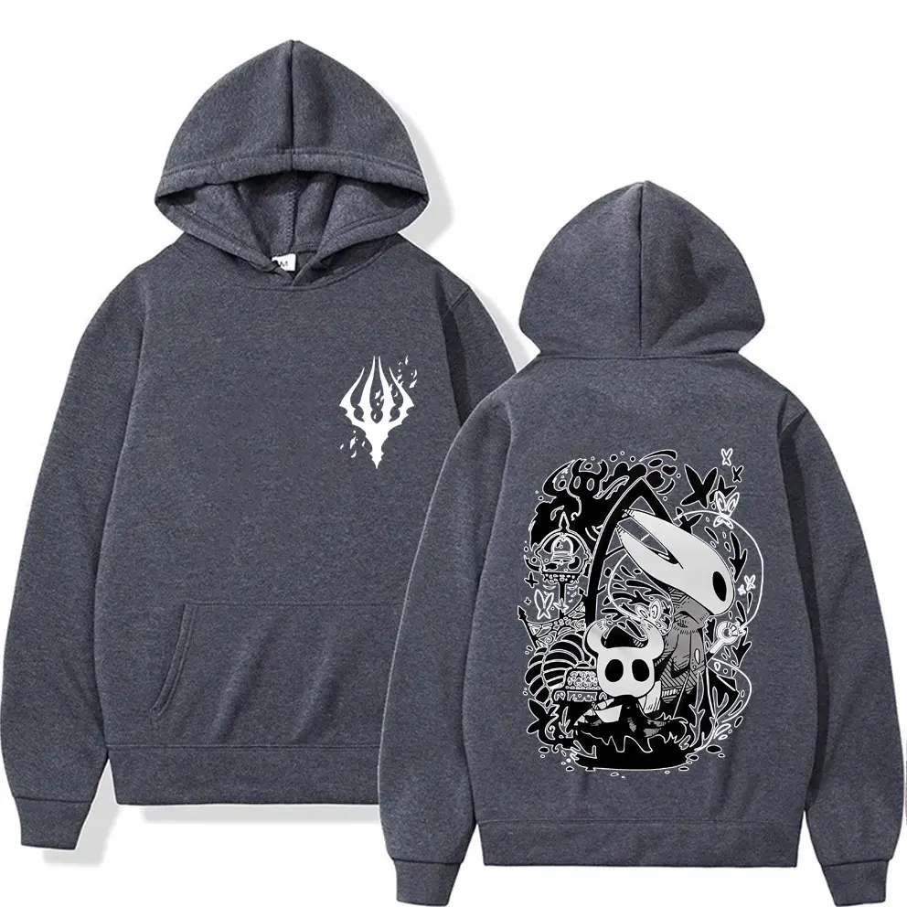 Game Hollow Knight Graphic Hoodie Men Women Clothing Cotton Casual Oversized Streetwear Male Vintage Fleece Hoodies Fans Gift