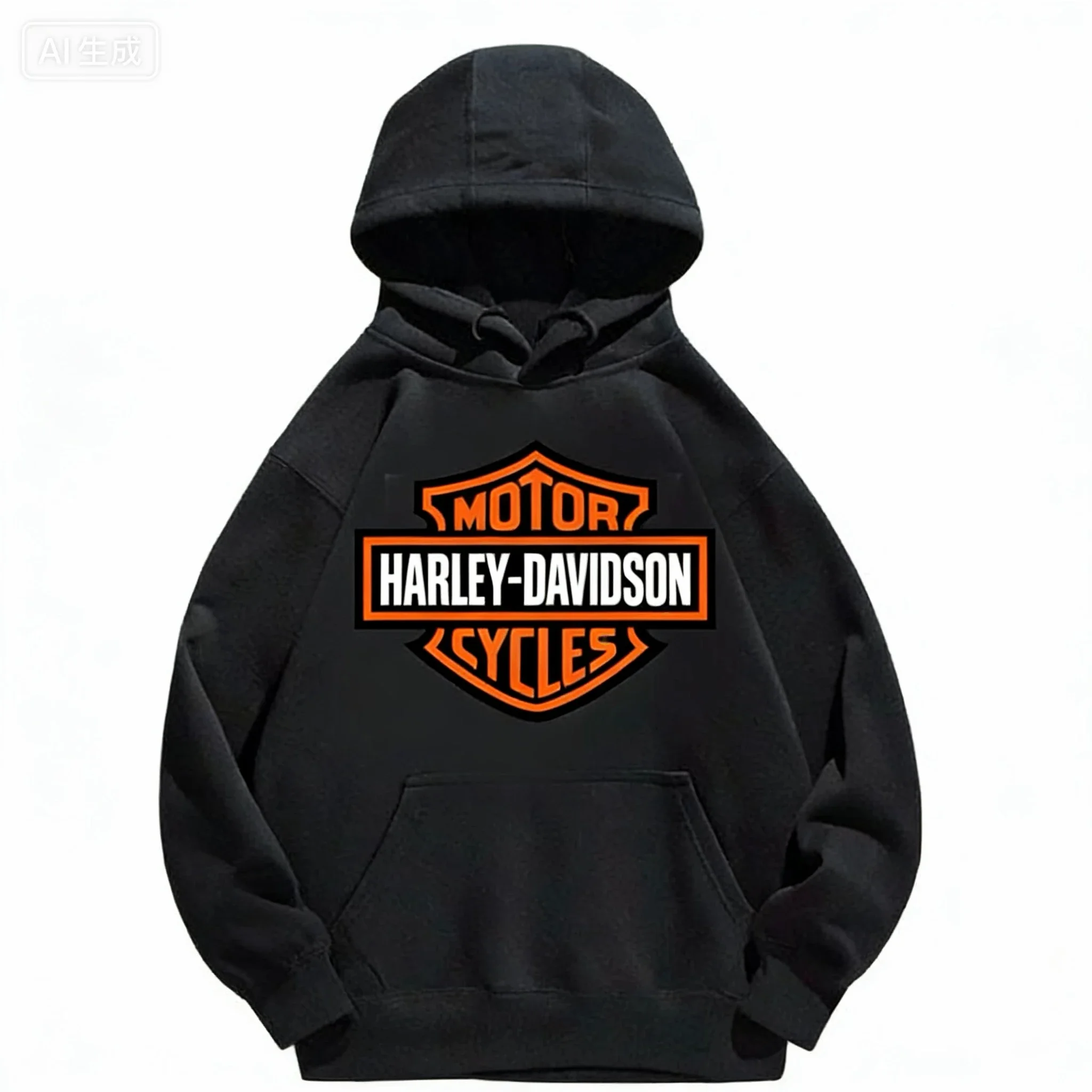 2026 Harley Davidson Autumn Man Printing Hoodie Fashion Motorcycle Hooded Sweatshirt Pullover Lady Outdoor Sports Coat