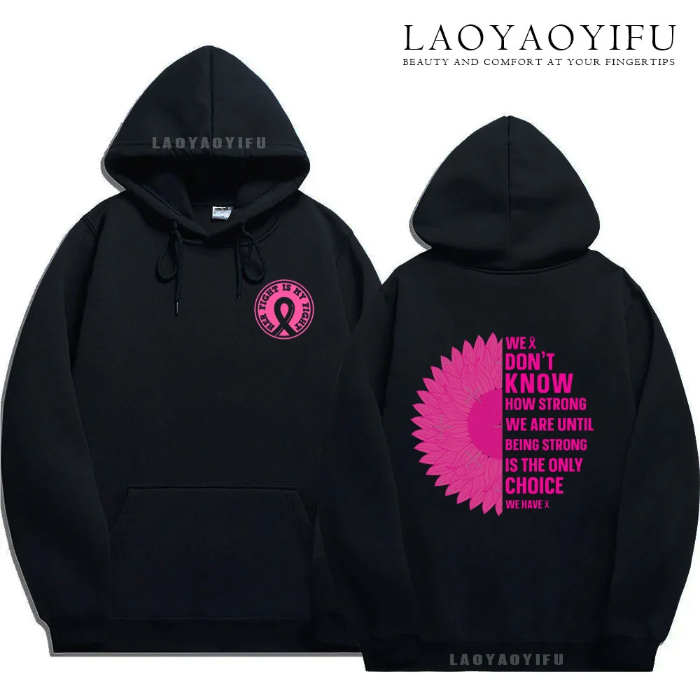 Family Pack Pink Awareness Ribbon Hoodies Survivor Support Winter Collection Spring and Autumn‌ Pink Ribbon Breast Cancer Gifts