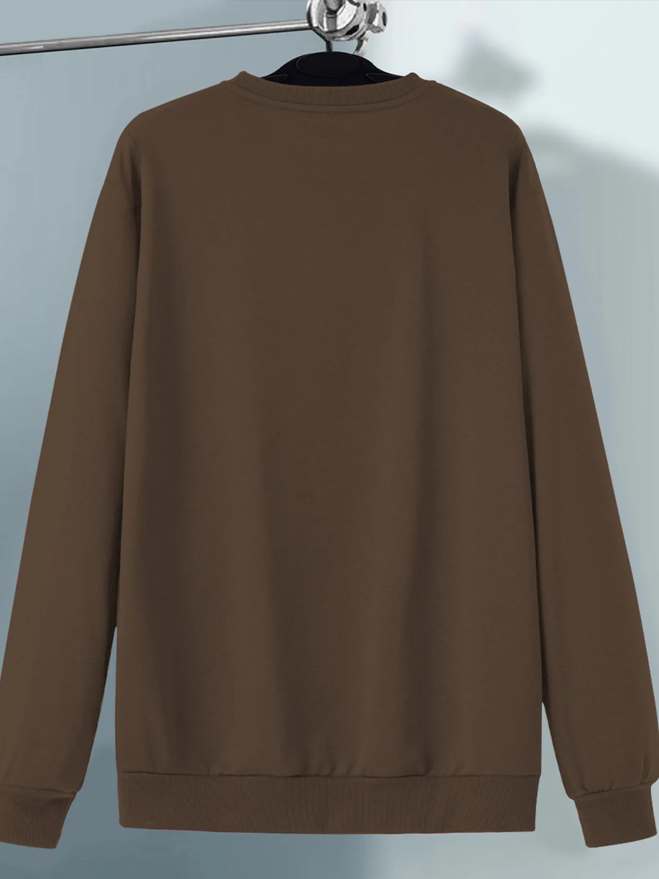 Men's Autumn and Winter Fashionable Casual Loose Fit New York Letter Pattern Printed Long Sleeved Round Neck Sweatshirt