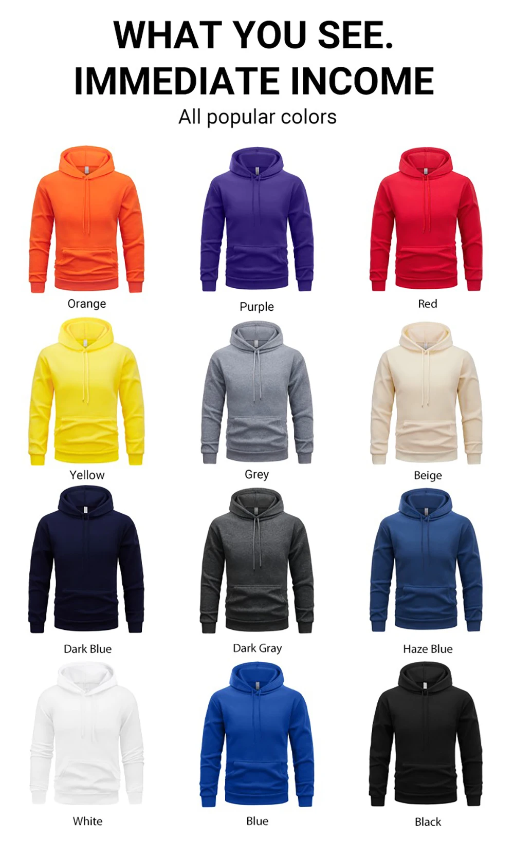 Hawkins High School 1983 Prints Men Hoodie Autumn Pocket Sportswear Loose Fleece Pullover 14 Colour Unisex Simple Long Sleeve