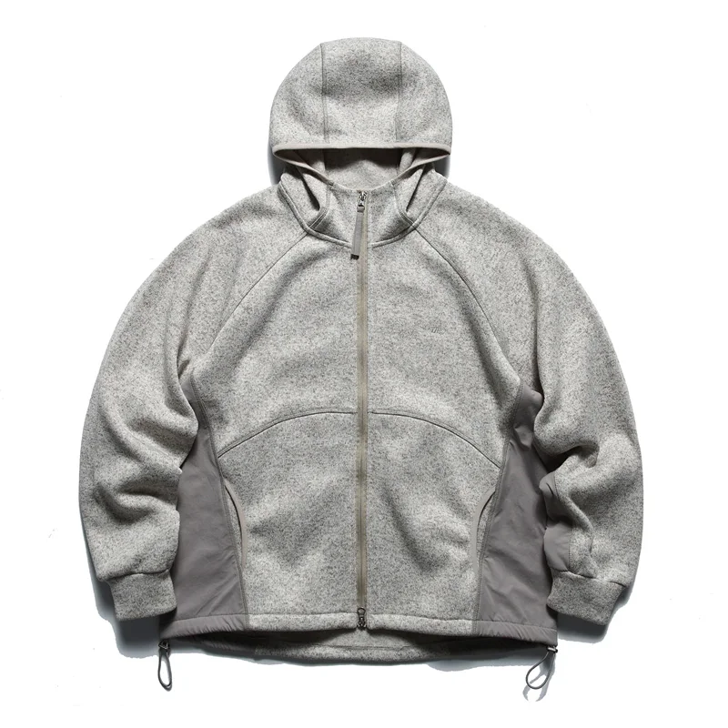 Autumn Winter Hoodie Jacket Men Women Fashion Loose Casual Outdoor Hiking Hooded Sweatshirt Jacket Hoodie Coat Tops