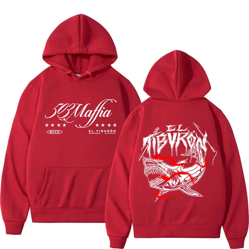 Rapper RVFV ELTIBVRON 503 MAFFIA Tour 2025 Album  Hoody Mens Clothing Fashion Harajuku Sweatshirt Casual Oversized Fleece Hoodie