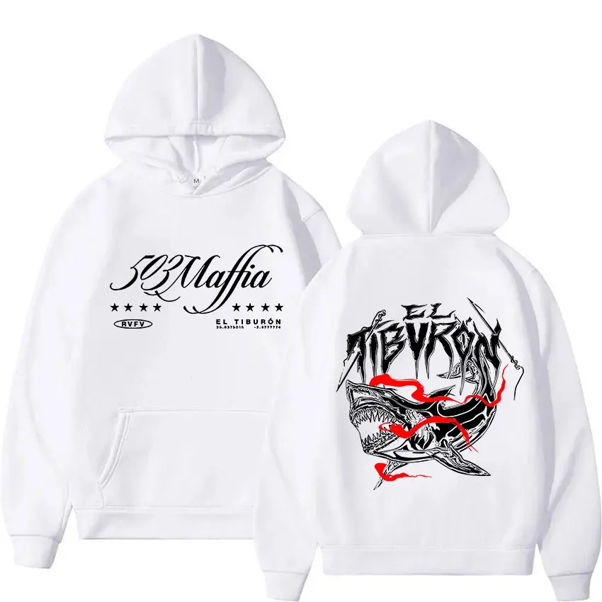 Rapper RVFV ELTIBVRON 503 MAFFIA Tour 2025 Album  Hoody Mens Clothing Fashion Harajuku Sweatshirt Casual Oversized Fleece Hoodie