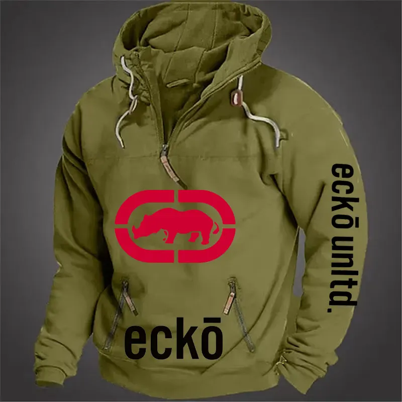 2026 New Men's Autumn Outdoor Leisure Brand Hoodie, Fashionable for Street Travel