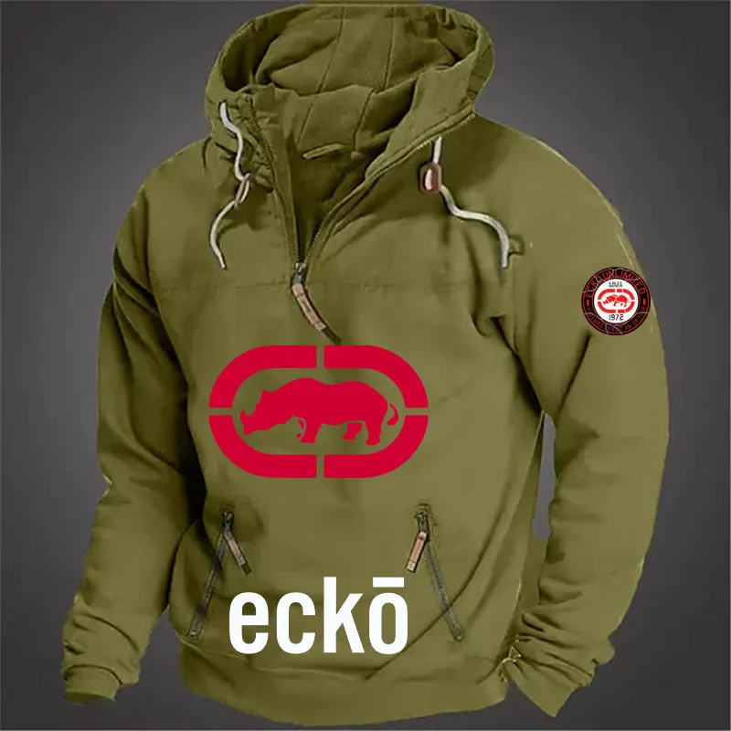 2026 New Men's Autumn Outdoor Leisure Brand Hoodie, Fashionable for Street Travel