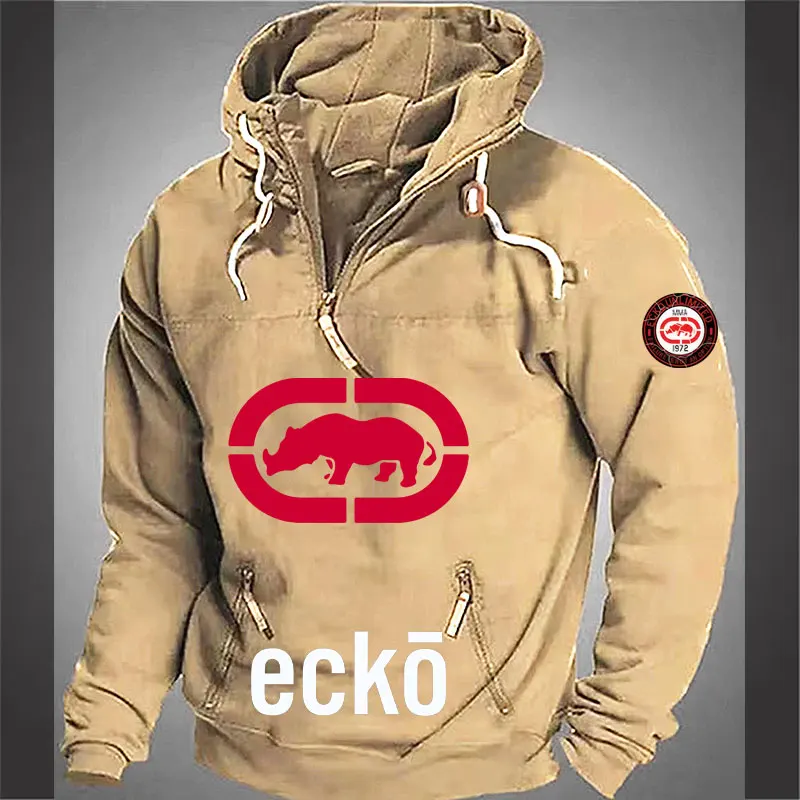2026 New Men's Autumn Outdoor Leisure Brand Hoodie, Fashionable for Street Travel
