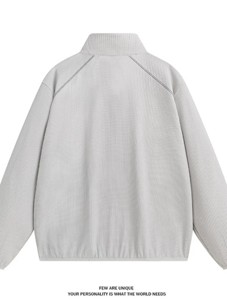 Spring and Autumn New Fashion Trendy American Retro Sporty Breathable Baseball Jacket Men's Casual Loose Oversized Jacket