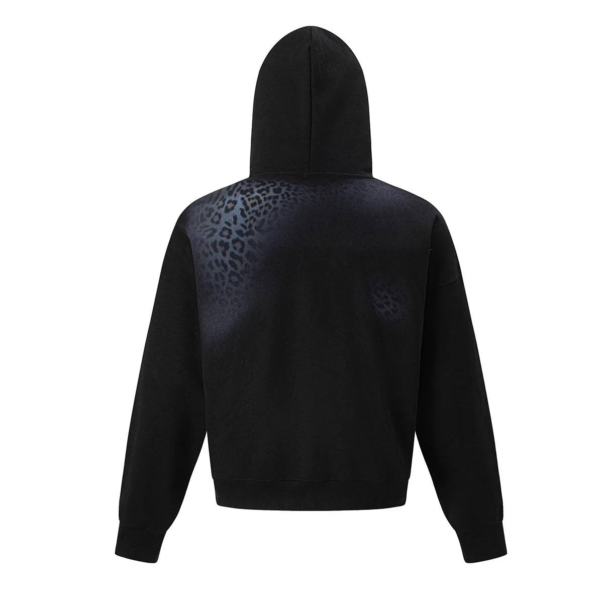 PFNW High Street Leopard Print Hooded Sweatshirt Men's Fashionable Long Sleeve Pocket Pullover Hoodie 2026 New Tide 28L3412