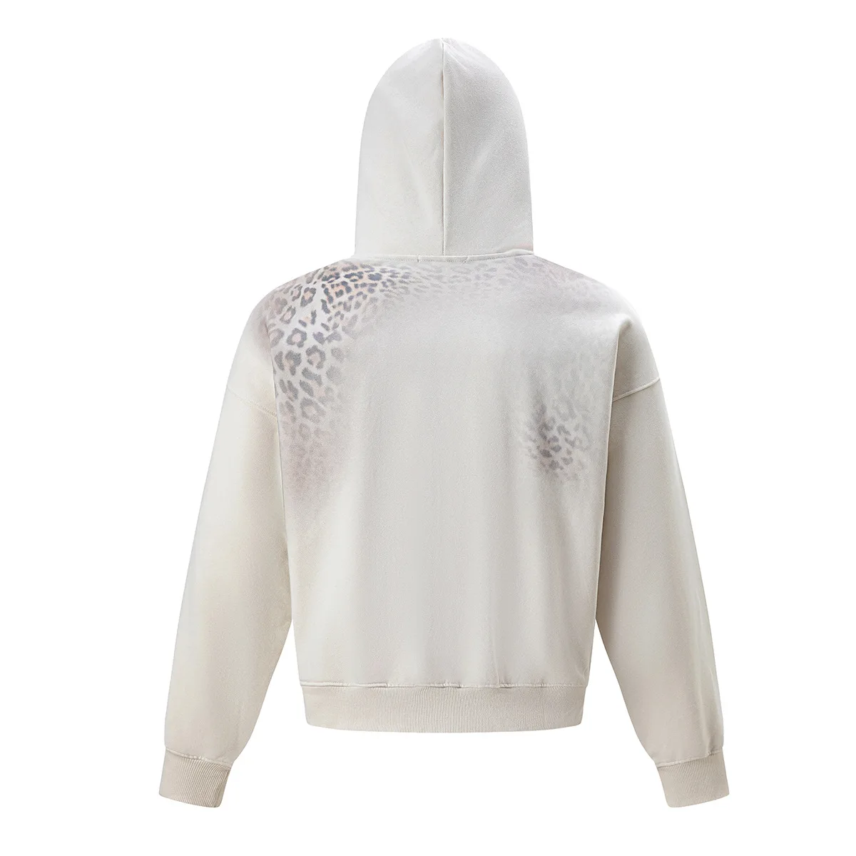 PFNW High Street Leopard Print Hooded Sweatshirt Men's Fashionable Long Sleeve Pocket Pullover Hoodie 2026 New Tide 28L3412