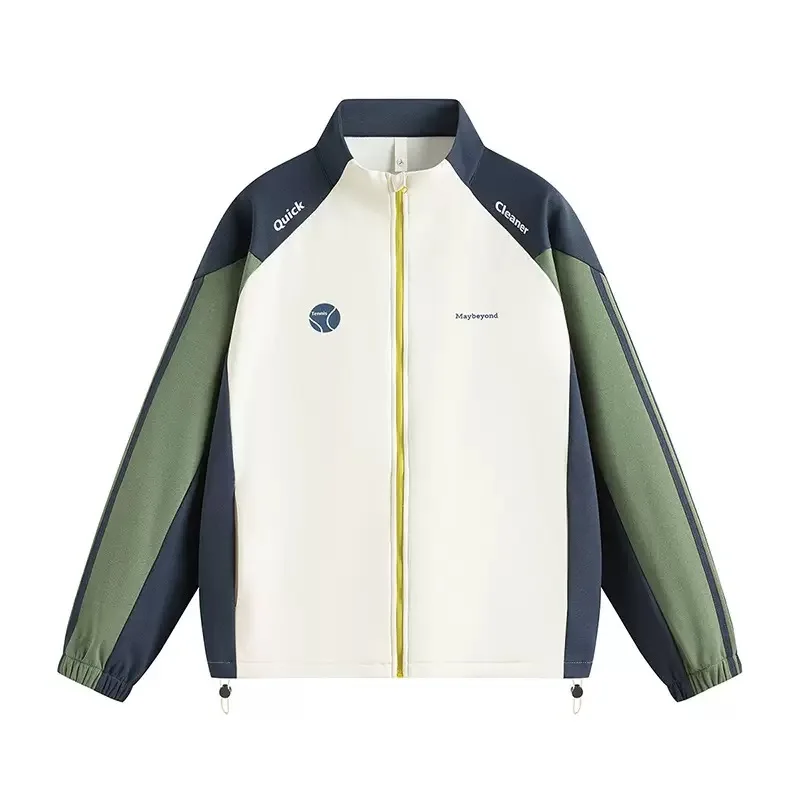 Spring and Autumn New Trendy American Style Sports Baseball Jacket Men's Casual Loose Comfortable Breathable High Quality Top