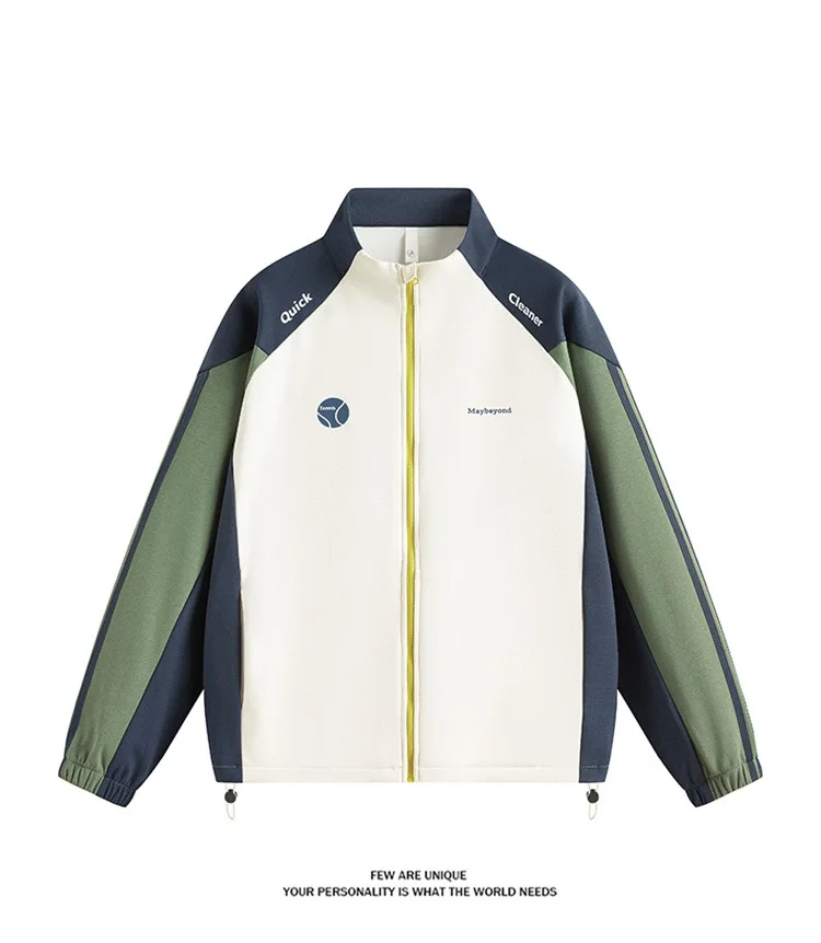 Spring and Autumn New Trendy American Style Sports Baseball Jacket Men's Casual Loose Comfortable Breathable High Quality Top