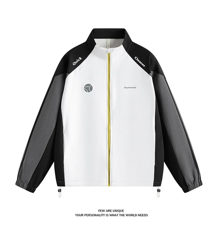Spring and Autumn New Trendy American Style Sports Baseball Jacket Men's Casual Loose Comfortable Breathable High Quality Top