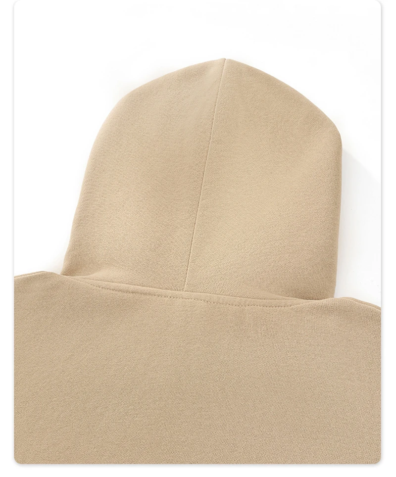ZODF Trendy Winter Man Boxyfit 350gsm Fleece Hoodie Unisex Old Money Style Comfortable Warm Solid Hooded Pullovers HY0006