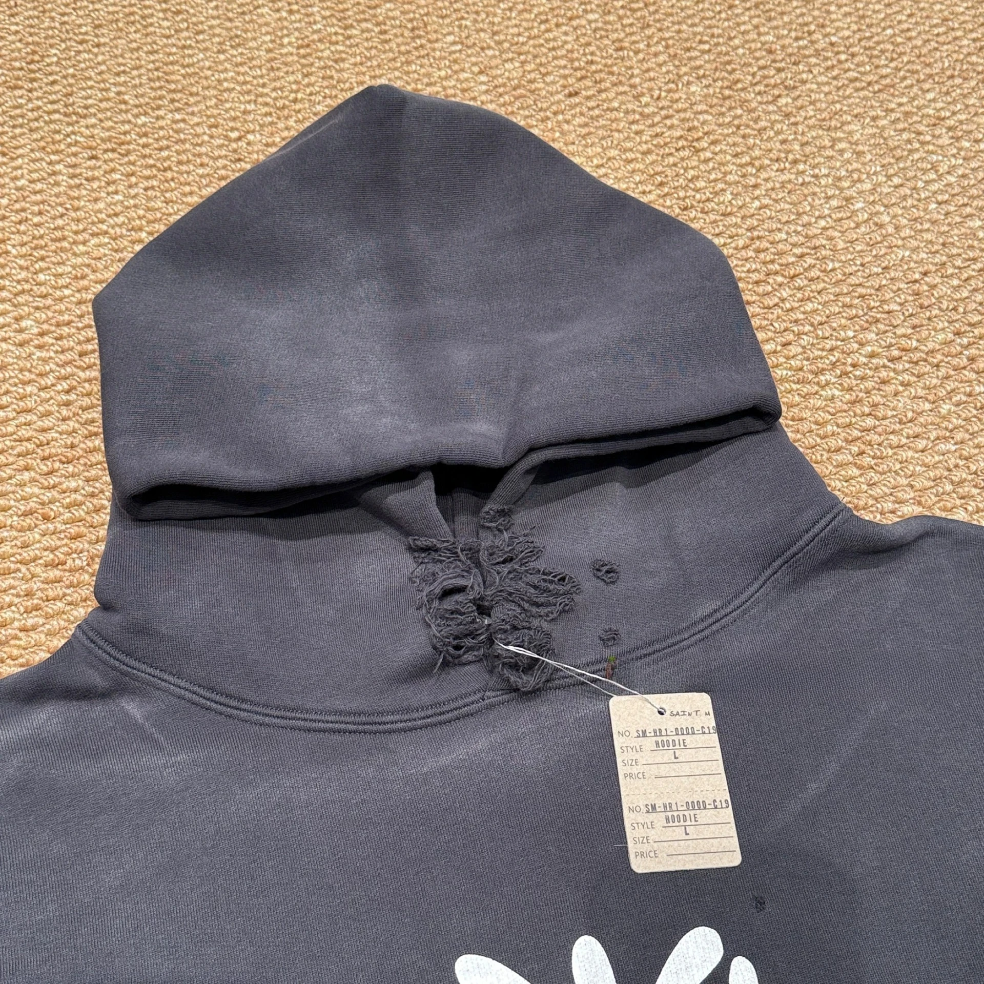 SMX6 Streetwear Sweatshirts Tops Hip Hop Make Old Damaged Hoody De La Soul Is Dead Printing Washing Hoodie for Men Clothing