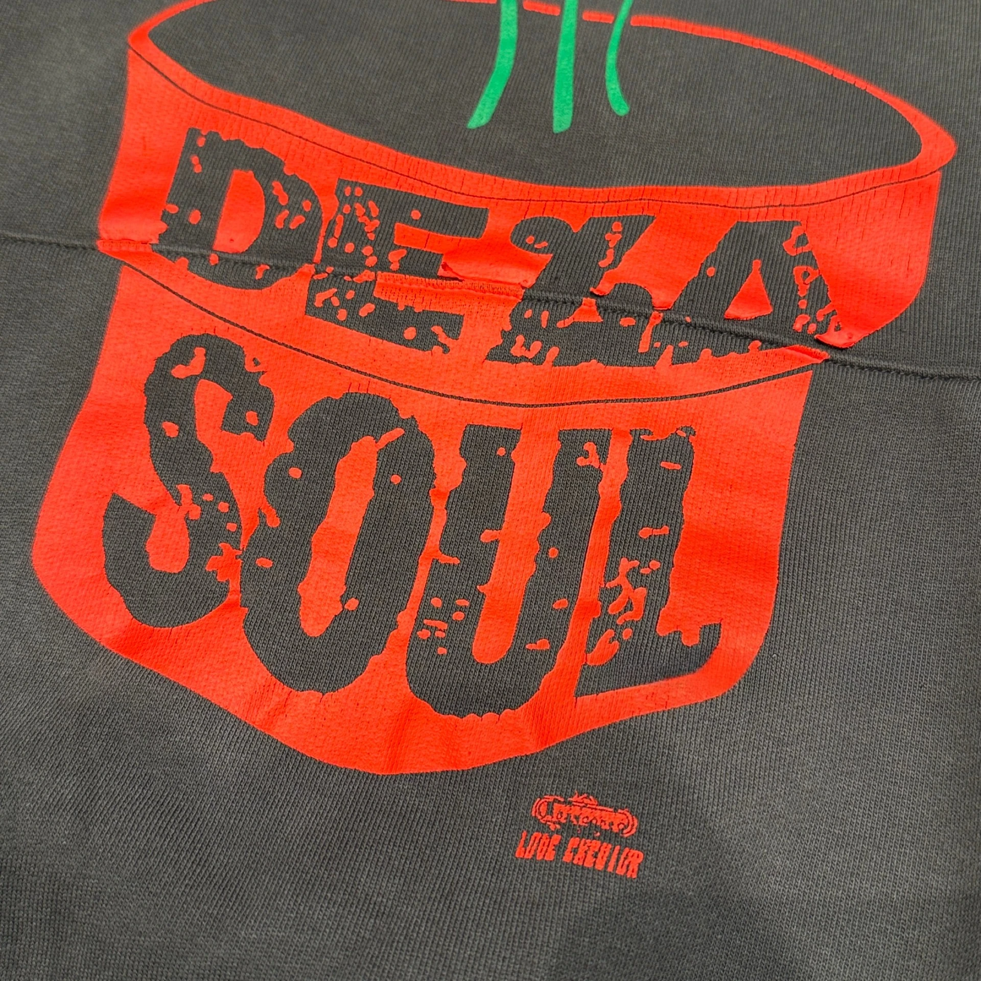 SMX6 Streetwear Sweatshirts Tops Hip Hop Make Old Damaged Hoody De La Soul Is Dead Printing Washing Hoodie for Men Clothing