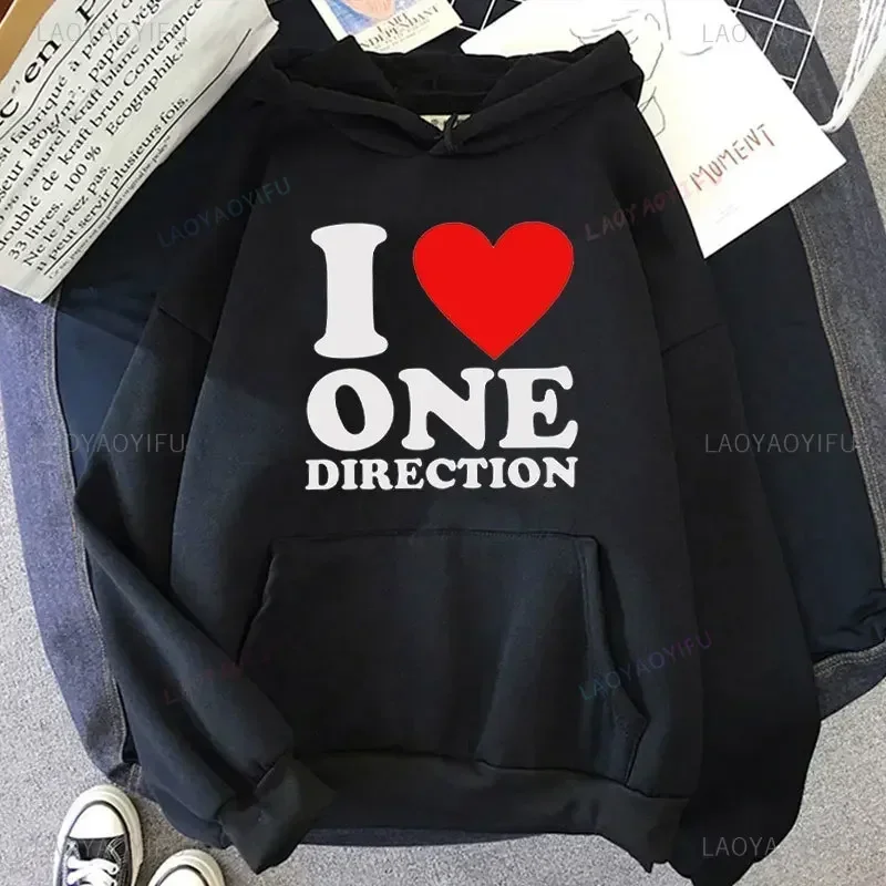 One Directions Band Aesthetic Hoodie for Unisex Drop Shoulder Sweatshirt Fashion Punk Clothing Sudaderas Music Casual Pullovers