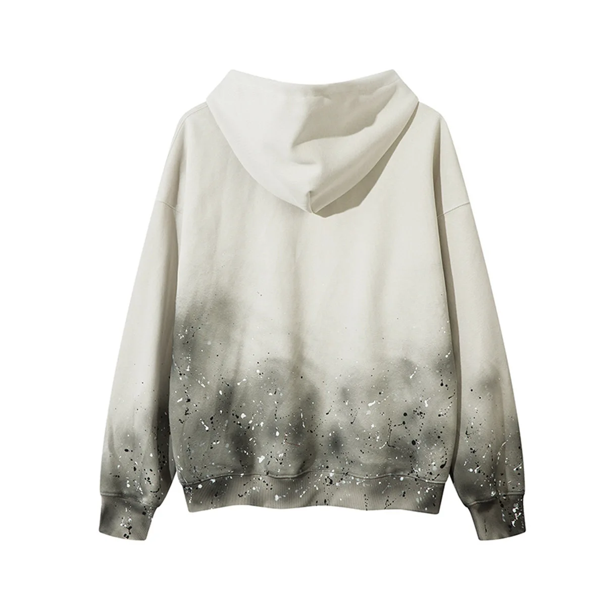 PFNW High Street Fashion Dirty Stained Graffiti Hoodie Men's Hooded Long Sleeve Loose Pullover Top 2026 New Tide 28L3413