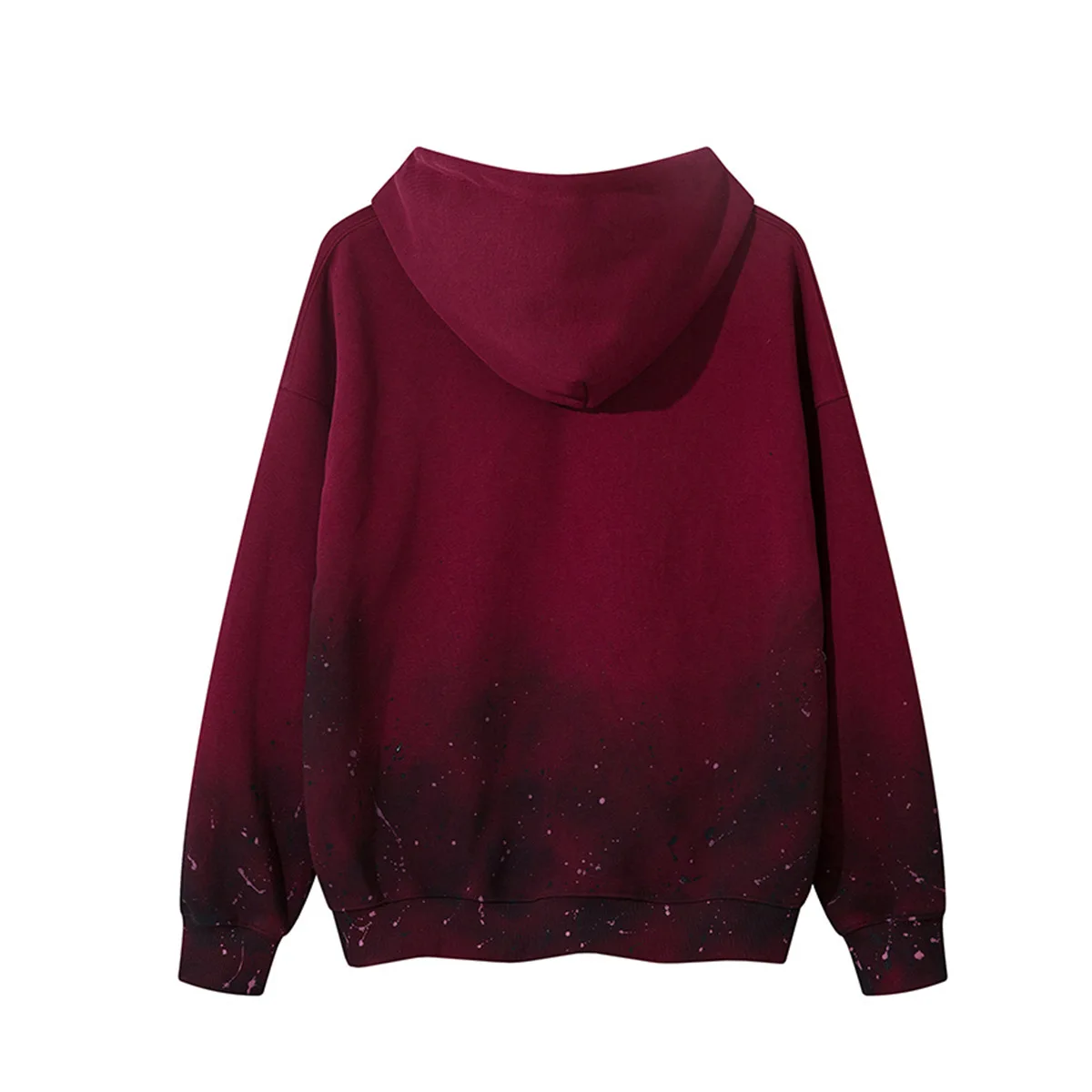 PFNW High Street Fashion Dirty Stained Graffiti Hoodie Men's Hooded Long Sleeve Loose Pullover Top 2026 New Tide 28L3413