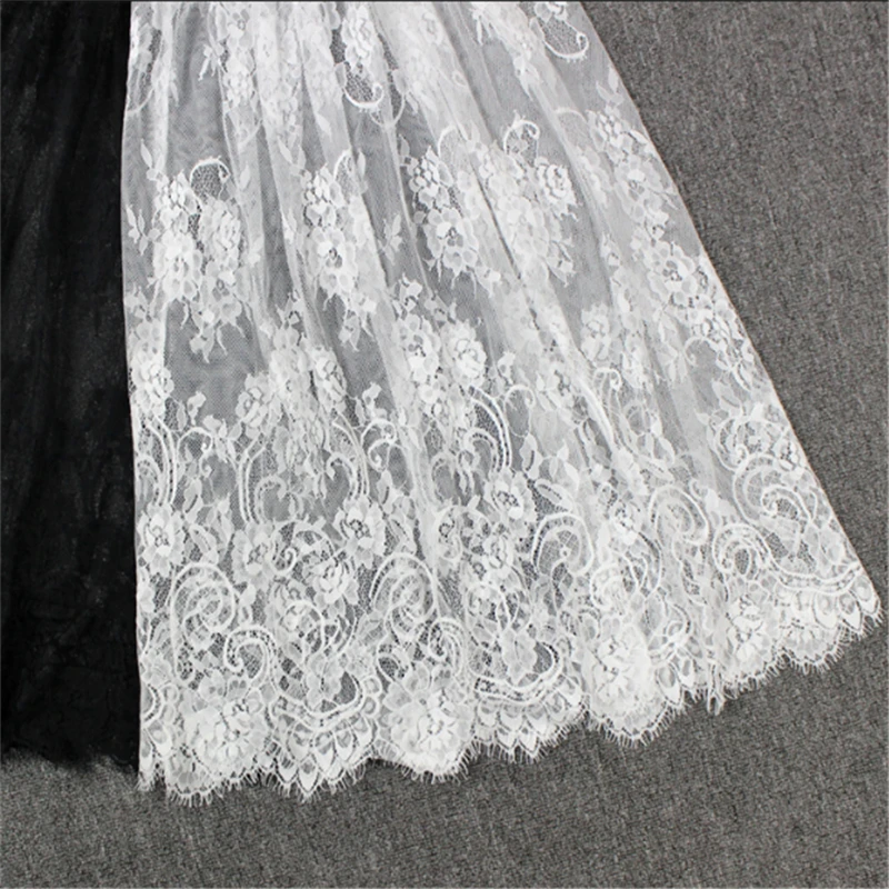 2023 New Fashion Summer Slips Women Casual Lace Transparent Midi Long Skirts Ladies Basic Skirt petticoat Underskirt