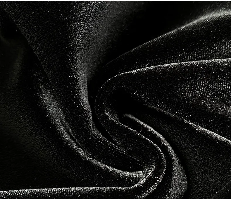 Retro High Waisted Black Velvet Skirt for Women Autumn Winter Fishtail Skirts Harajuku Vintage Юбки Юбка Jupe