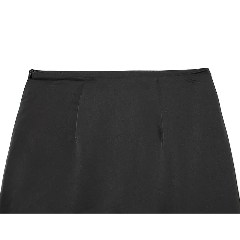 HXAO Women's Black Skirt Lace Mini Skirt Shorts Woman High Waist Elegant Party Skort For Women New Year Sexy Short Skirt Pants