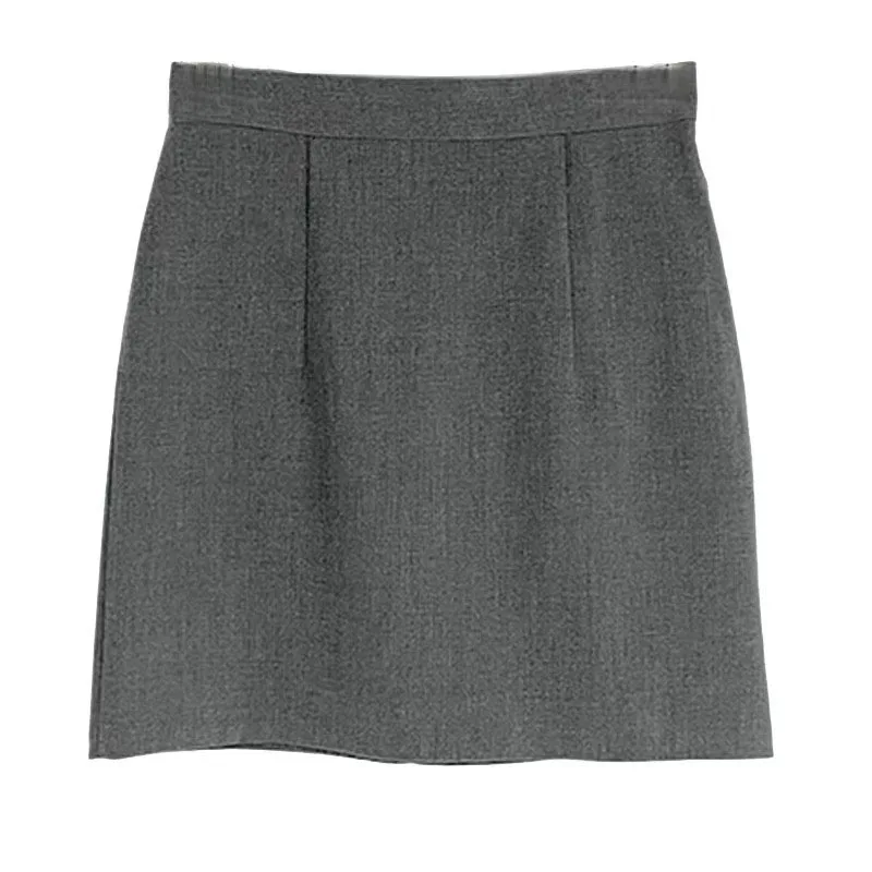 Women High Waist Bodycon Mini Skirts for Women Black Gray Pencil Skirt Office Ladies Business Wear Sexy Female Nightclub Clothes