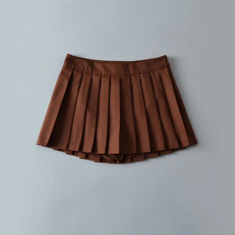 Summer Mini Skirts For Women Harajuku High Waist Skirts Womens Korean Fashion Sexy Skirts Vintage Pleated Skirt Tennis Pink Blue