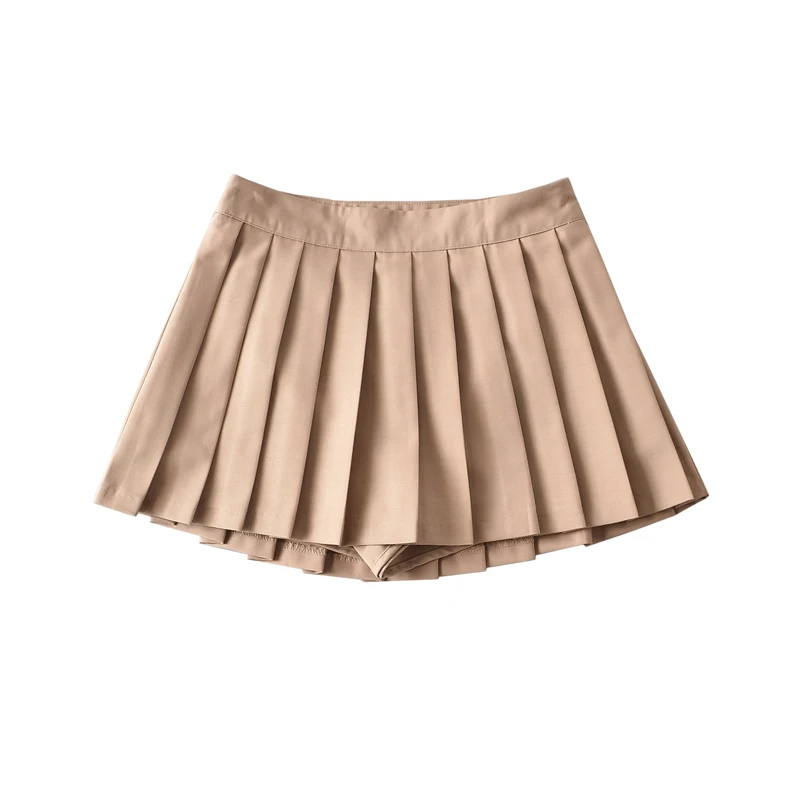 Summer Mini Skirts For Women Harajuku High Waist Skirts Womens Korean Fashion Sexy Skirts Vintage Pleated Skirt Tennis Pink Blue
