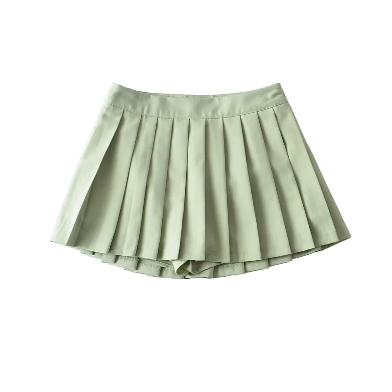 Summer Mini Skirts For Women Harajuku High Waist Skirts Womens Korean Fashion Sexy Skirts Vintage Pleated Skirt Tennis Pink Blue