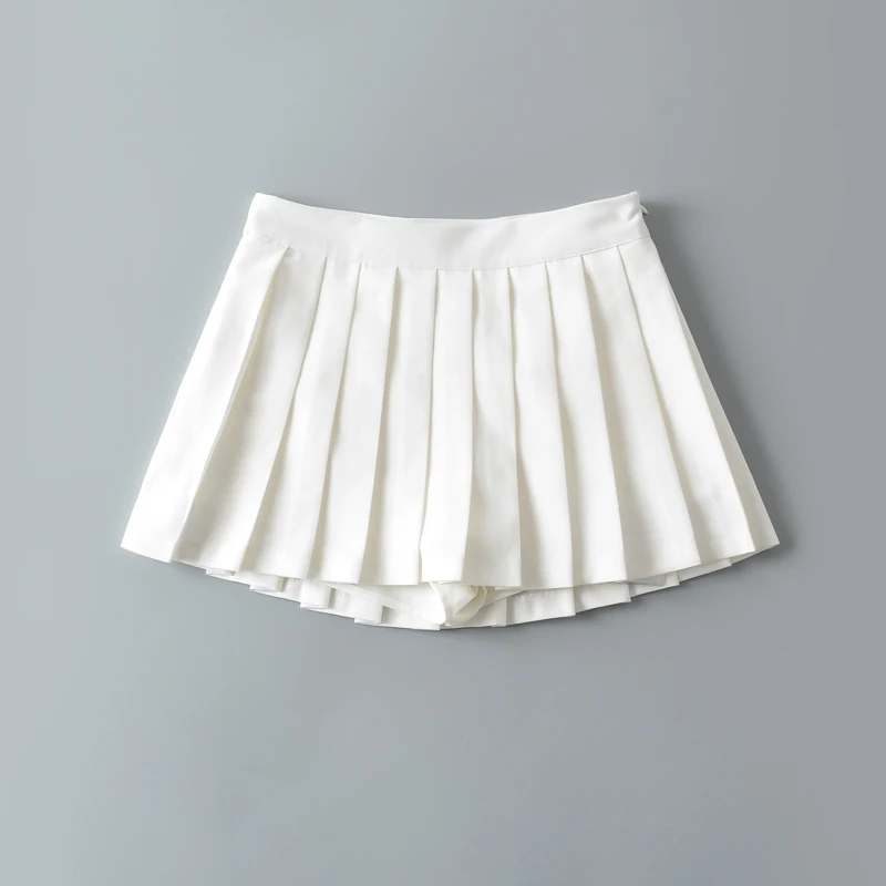 Summer Mini Skirts For Women Harajuku High Waist Skirts Womens Korean Fashion Sexy Skirts Vintage Pleated Skirt Tennis Pink Blue