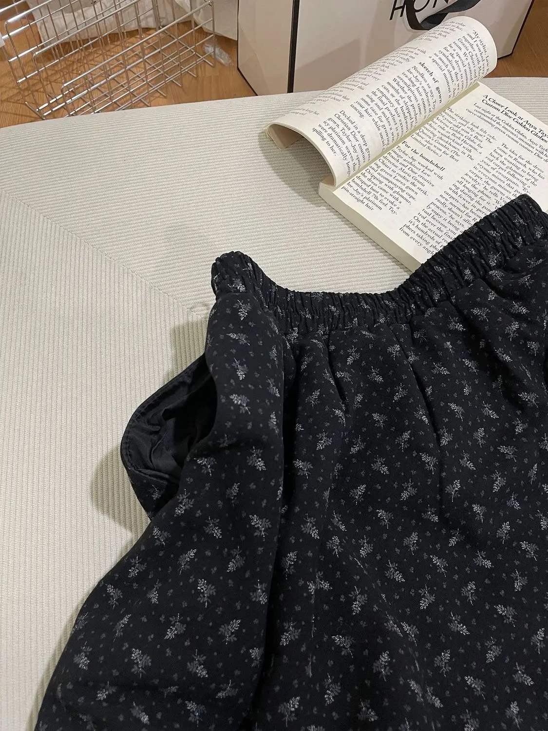 Aoaiiys Print Skirts Women Korean Sweet Casual Skirt High Waist Vintage Knee-Length Skirt Spring Summer New 2026 Elegant Skirts