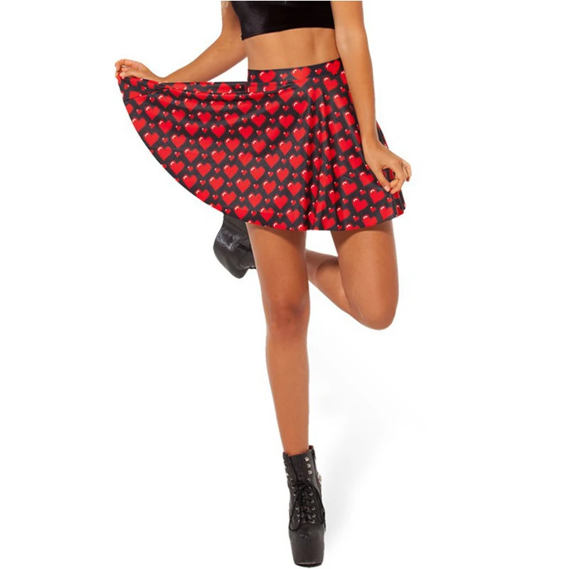Women Red Plaid Skirt Mini Pleated Short Kilt Stylized Checkered Yellow MiniSkirt XL Schoolgirl Toplook Clothings 2025
