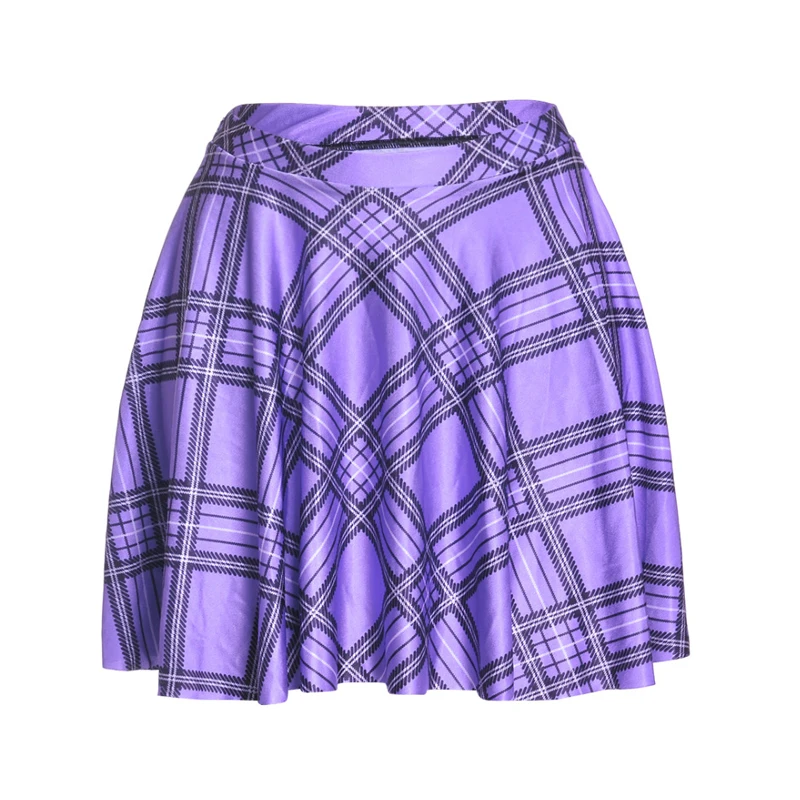 Women Red Plaid Skirt Mini Pleated Short Kilt Stylized Checkered Yellow MiniSkirt XL Schoolgirl Toplook Clothings 2025