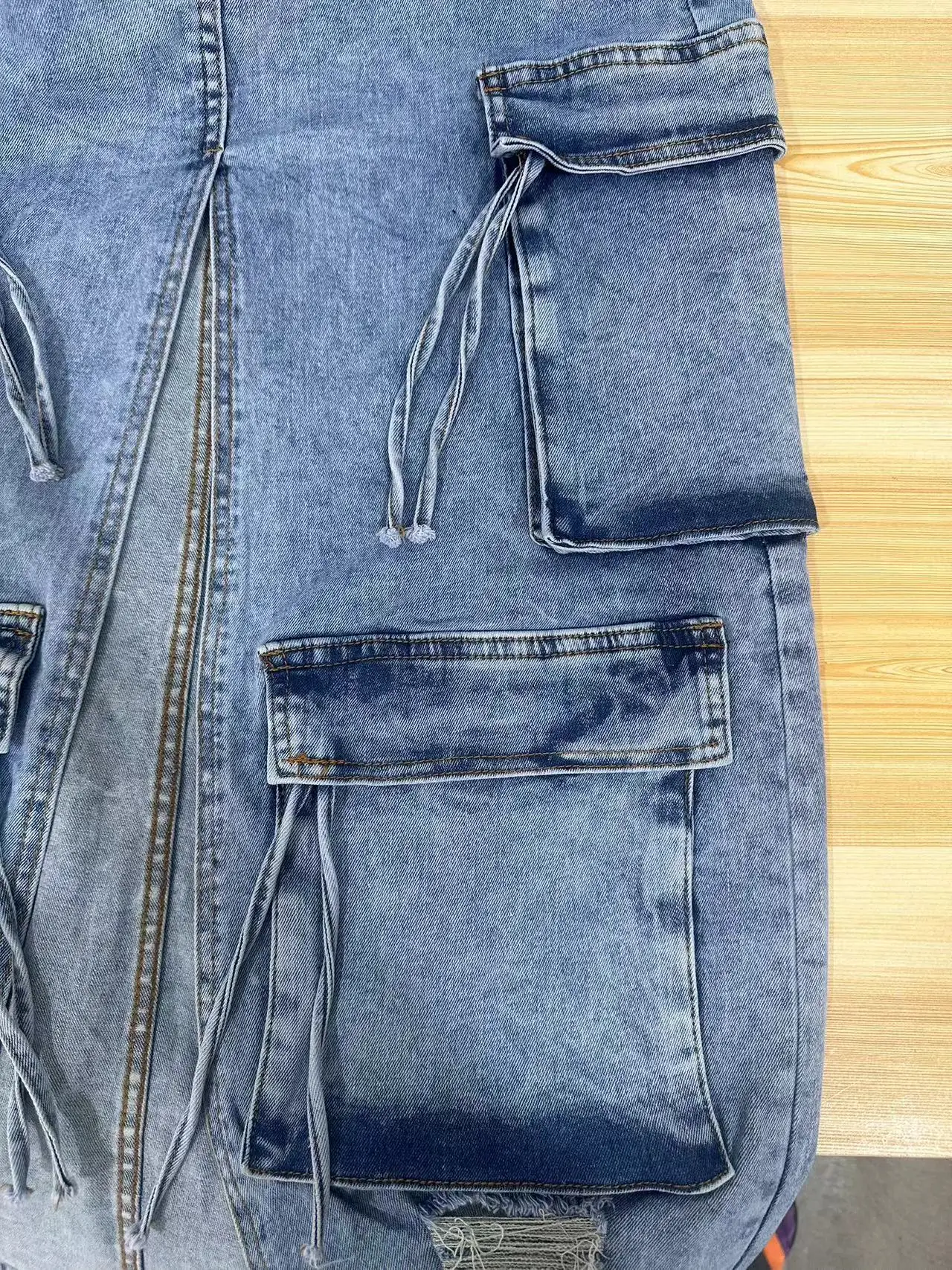 Mid Length Skirts Women Denim Skirt Hole Pockets A Line Slit Slim Y2k Streetwear Elegant Splice Y2k High Waist Summer 2025