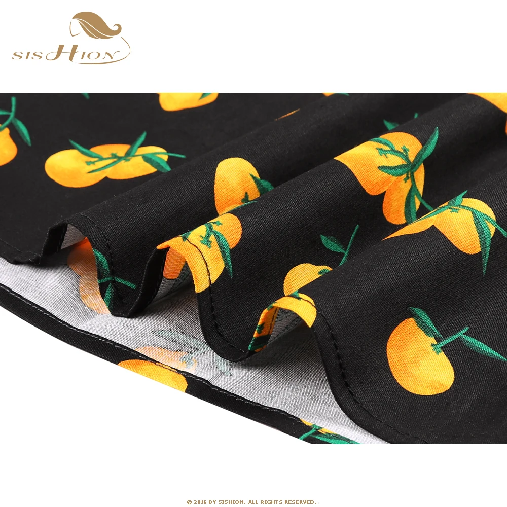SISHION Dropshipping Floral Toucan Print Mini Skirt SS0008 Cotton Vintage Slim Retro Sexy Skirts Womens Ladies Women Skirt Y2K