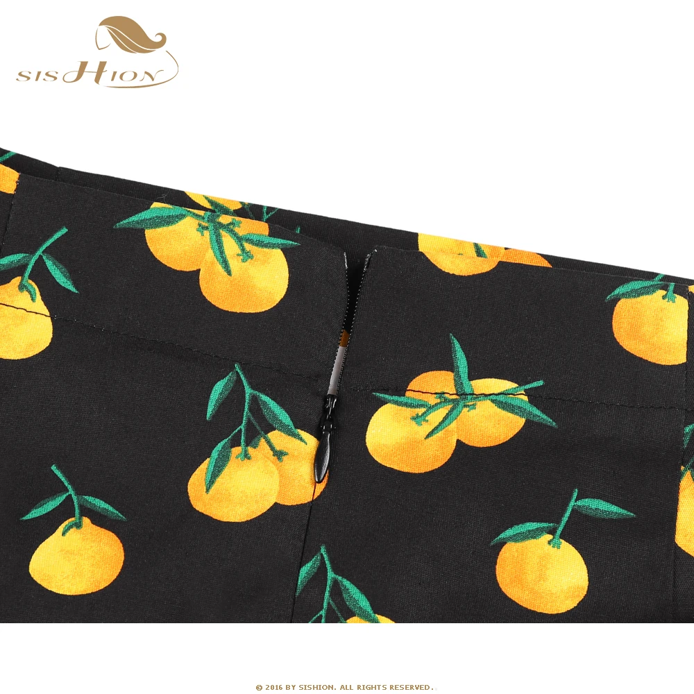SISHION Dropshipping Floral Toucan Print Mini Skirt SS0008 Cotton Vintage Slim Retro Sexy Skirts Womens Ladies Women Skirt Y2K