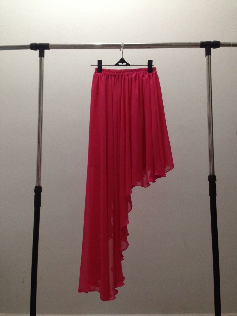 Summer 2026 Women's Fashion Rainbow Color Irregular Chiffon Skirts Candy Color Ruffles Sexy Skirts for Women