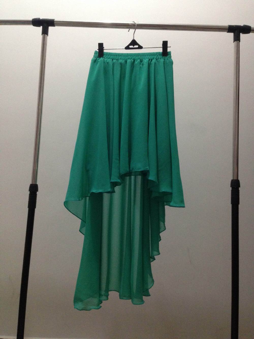 Summer 2026 Women's Fashion Rainbow Color Irregular Chiffon Skirts Candy Color Ruffles Sexy Skirts for Women