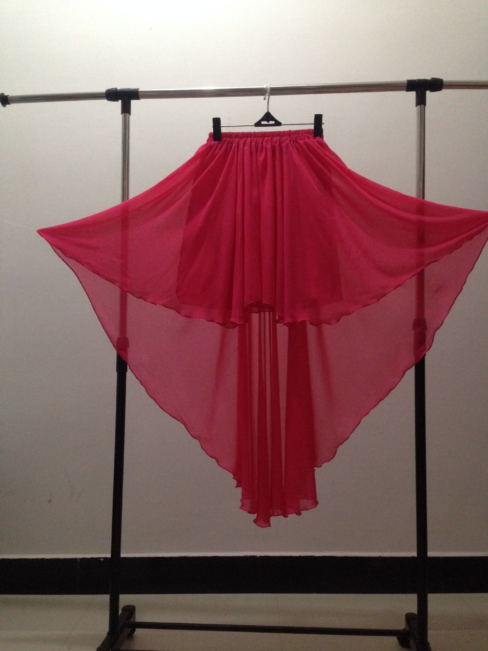 Summer 2026 Women's Fashion Rainbow Color Irregular Chiffon Skirts Candy Color Ruffles Sexy Skirts for Women