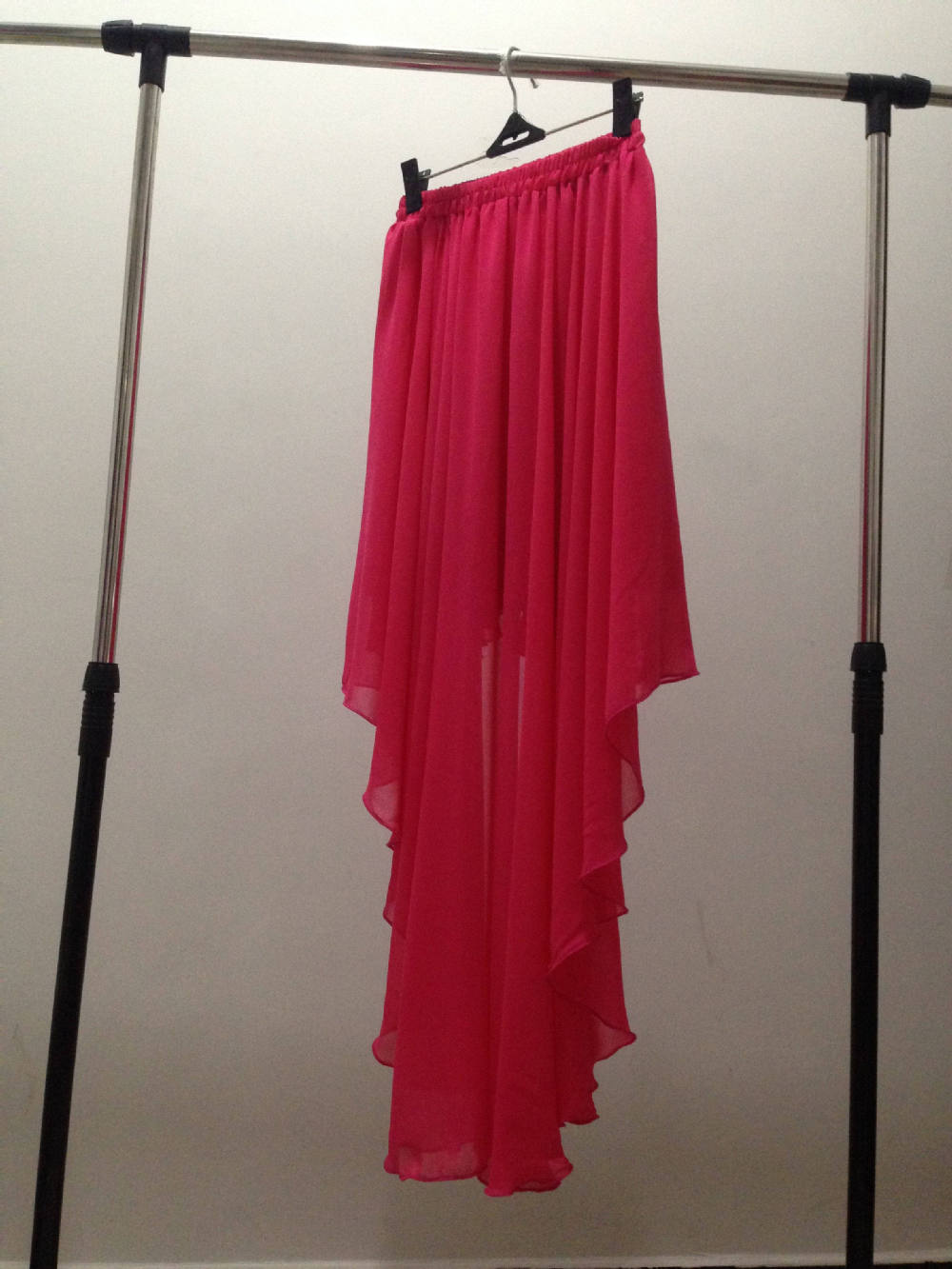 Summer 2026 Women's Fashion Rainbow Color Irregular Chiffon Skirts Candy Color Ruffles Sexy Skirts for Women