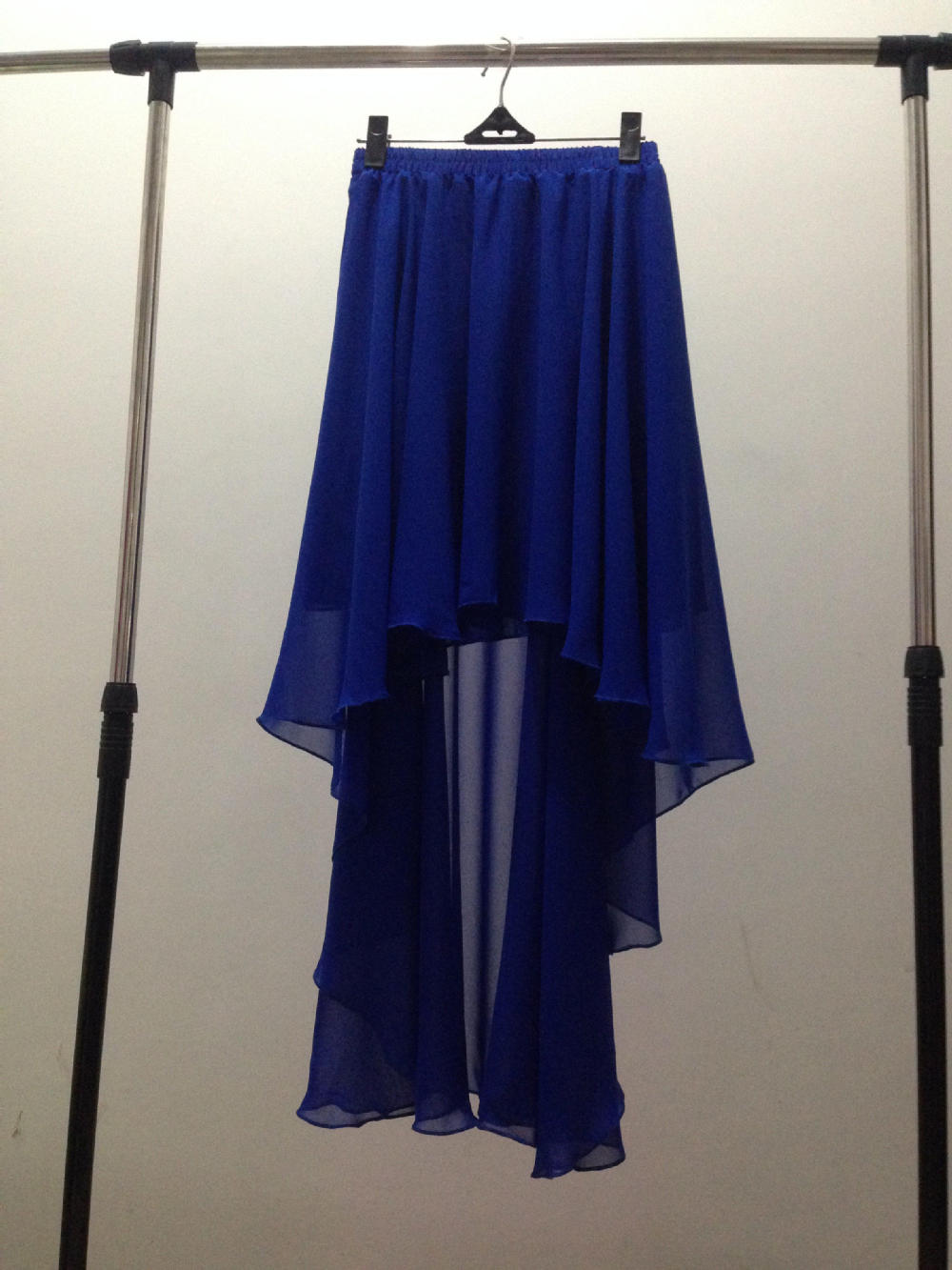 Summer 2026 Women's Fashion Rainbow Color Irregular Chiffon Skirts Candy Color Ruffles Sexy Skirts for Women